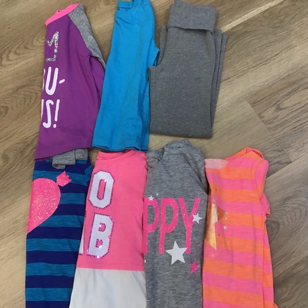 🌟 Play-Ready Girls Size 5 Clothing Bundle – Long Sleeves + Leggings! 🌟 - Picture 2 of 16